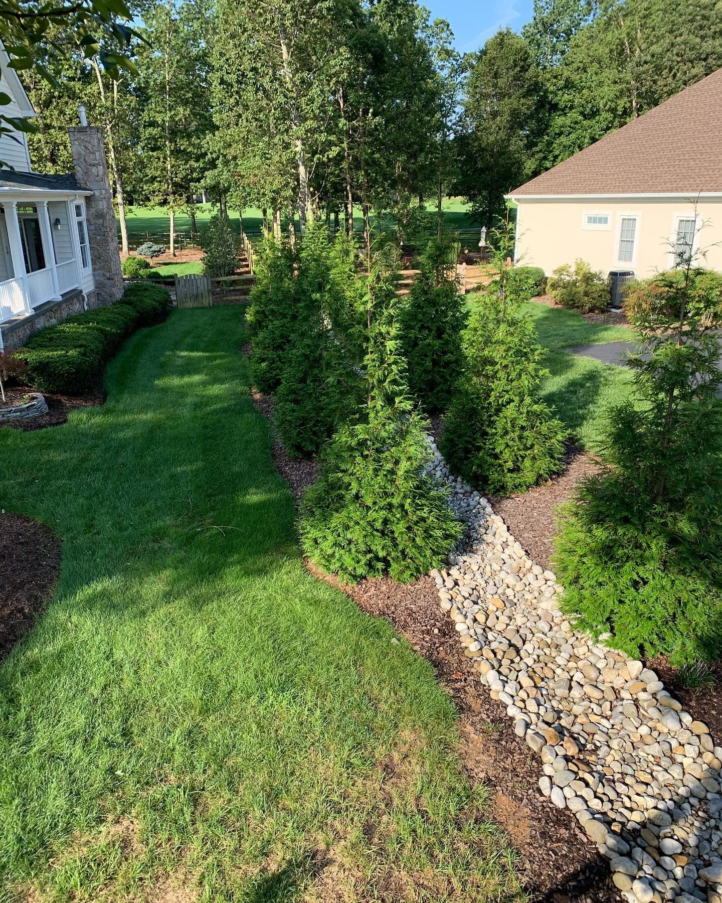 Stamped concrete patio detail